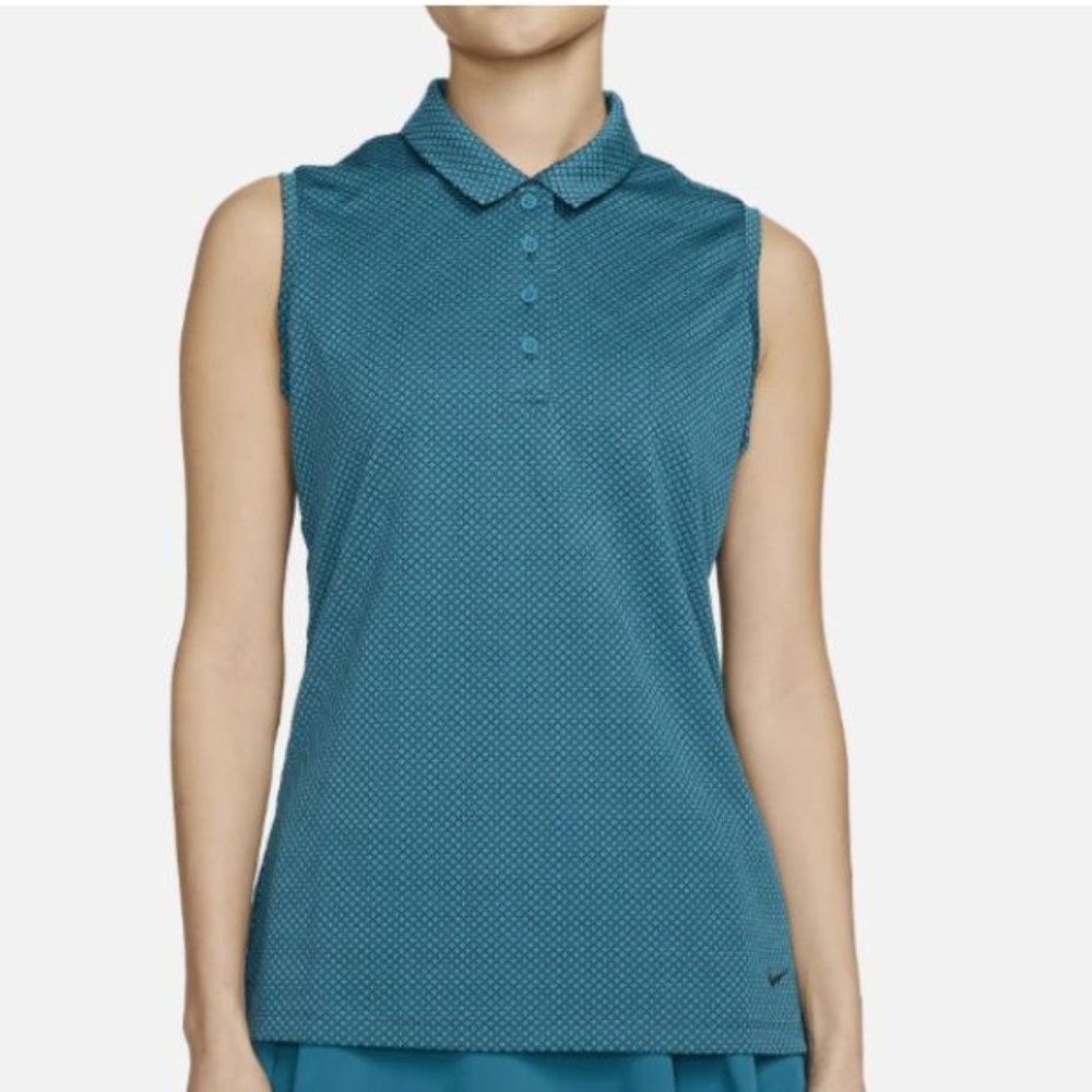 NWT! Nike Women's Dri-FIT Victory Sleeveless Golf Polo